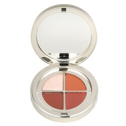 קלרינס Ombre 4 Couleurs Eyeshadow רביעיית צלליות - # 03 Flame Gradation 4.2g/0.1oz
