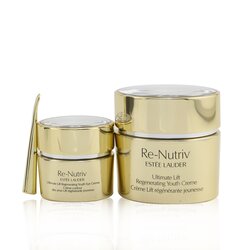 Estee Lauder Set Re-Nutriv Ultimate Lift Regenerating Youth Rostro & Ojos: Crema Facial 50ml/1.7oz + Crema de Ojos 15ml/0.5oz 2pcs