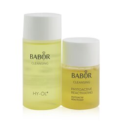 Babor CLEANSING Travel Set: HY-ÖL 50ml/1.69oz+ Phytoactive Reactivating 30ml/1oz 2pcs