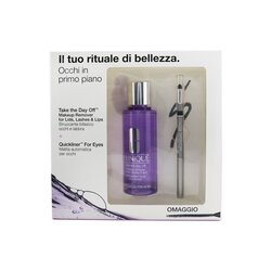 Clinique Set Clinique Eyes In The Foreground: Take The Day Off Removedor de Maquillaje 125ml/4.2oz + Delineador de Ojos 0.3g/0.01oz 2pcs