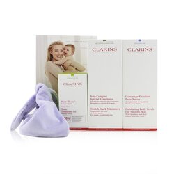克蘭詩 A Beautiful Pregnancy Set: Stretch Mark Minimizer 200ml+ Exfoliating Body Scrub 200ml+ Body Treatment Oil-Tonic 100ml 3pcs