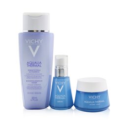 薇姿 Aqualia Thermal Boosting Hydration Ritual Value Set: Essence Water 200ml + Serum 30ml + Rehydrating Light Cream 50ml 3pcs
