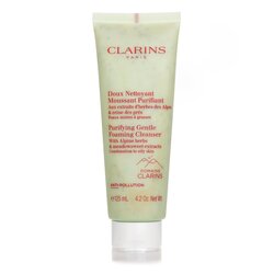 Clarins Limpiador Espumoso Purificante Suave con Extractos de Hierbas Alpinas & Reina de los Prados - Piel Mixta a Grasa 125ml/4.2oz