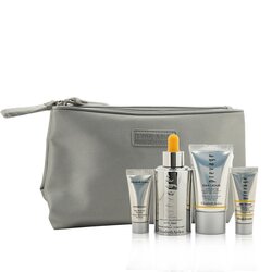 Prevage by Elizabeth Arden Set Prevage Intensive Repair Anti-Aging Solutions 4-Piezas: Intensive Repair Suero Diario 30ml + Crema de Hidratación SPF 30 15ml + City Smart Espectro Amplio SPF 50 5ml + Impulsador Renovador de Piel 5ml + Bolsa 4pcs+1bag