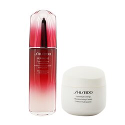 ชิเซโด้ Defend & Regenerate Power Moisturizing Set: Ultimune Power Infusing Concentrate N 100ml + Essential Energy Moisturizing Cream 50 ml (Box Slightly Damaged) 2pcs