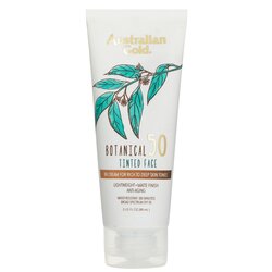 Australian Gold Botanical Sunscreen SPF 50 Tinted Face BB Cream - Rich to Deep 89ml/3oz
