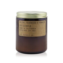 P.F. Candle Co. شمع - Teakwood & Tobacco 204g/7.2oz