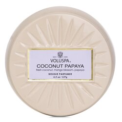 Voluspa Mini Tin Candle - Coconut Papaya 127g/4.5oz