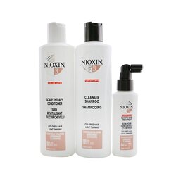 ナイオキシン 3D Care System Kit 3 - For Colored Hair, Light Thinning, Balanced Moisture (Unboxed) 3pcs