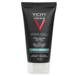 Vichy Homme Hydra Cool+ - Hydrating Gel "Ice Shot" With Hyaluronic Acid (For Face & Eyes) 50ml/1.69oz