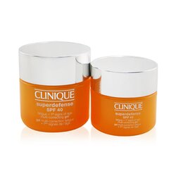 倩碧 Superdefense SPF 40 Home & Away Set: Multi-Correcting Gel 50ml+ Multi-Correcting Gel 30ml 2pcs