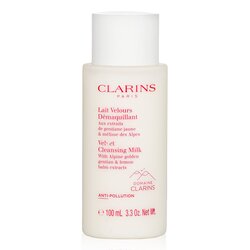 Clarins Leche Limpiadora Aterciopelada con Extractos de Genciana Alpina Dorada & Bálsamo de Limón 100ml/3.3oz