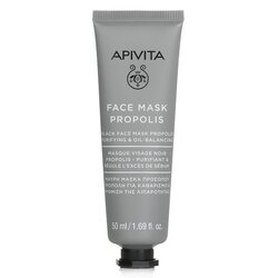 Apivita Black Face Mascarilla con Propóleos - Purificante & Balanceador de Aceite 50ml/1.69oz