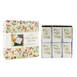 Nesti Dante Set Floral Notes Jabón: (Lilac + BushRose + Tuborose + Lavender+ Waterlily + Musk) 6x 100g/3.5oz