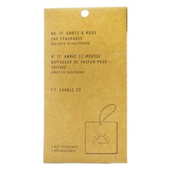 P.F. Candle Co. Car Fragrance - Amber & Moss 2pcs