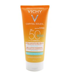 Vichy Capital Soleil Melting Milk Gel SPF 50 - Wet Technology (Water Resistant - Face & Body) 200ml/6.7oz