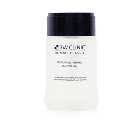 3W Clinic Homme Classic - Moisturizing Freshness Essential Skin (Exp. Date 03/2022) 150ml/5oz