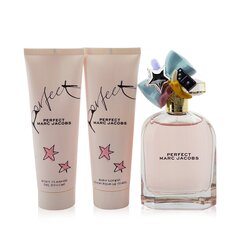 Marc Jacobs Perfect Coffret: Eau De Parfum Spray 100ml/3.3oz + Loción Corporal 75ml/2.5oz + Gel de Ducha 75ml/2.5oz 3pcs