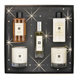 Jo Malone House Of Jo Malone Coffret: Lime Basil & Mandarin Cologne Spray + Peony & Blush Suede Body & Hand Wash + Blackberry Bay Body & Hand Lotion + English Pear & Freesia Scented Candle + Pomegranate Noir Scented Candle 5pcs