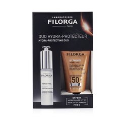 Filorga Hydra-Protecting Duo Set: Hydra-Hyal 30ml + UV-Bronze SPF 50 40ml 2pcs