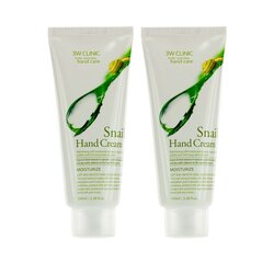 3W Clinic Hand Cream Duo Pack - Snail 2x100ml/3.38oz