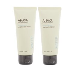 Ahava Deadsea Water Mineral Foot Cream Duo Pack 2x100ml/3.4oz