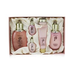 后 (皇后的秘訣) Gongjinhyang: Soo Vital Hydrating Set: Balancer (150ml+20ml) + Emulsion (110ml+20ml) + Cream 4ml + Foam Cleanser 40ml (Exp. Date 05/2022) 6pcs