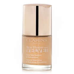 Clarins Skin Illusion Velvet Natural Matifying & Hydrating Foundation - # 105N Nude 30ml/1oz