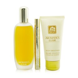 Clinique Aromatics Elixir Riches Набор: Духи Спрей 100мл/3.4унц + Крем для Тела 75мл/2.5унц + Духи Спрей 10мл/0.34унц 3pcs