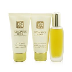 Clinique Aromatics Elixir Essentials Набор: Духи Спрей 45мл/1.5унц + Крем для Тела 75мл/2.5унц + Гель для Душа 75мл/2.5унц 3pcs