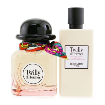 Hermes Twilly D'Hermes Coffret: Eau De Parfum Spray 85ml/2.87oz + Moisturizing Body Lotion 80ml/2.7oz 2pcs