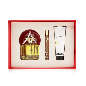 Marc Jacobs Daisy Coffret: Eau De Toilette Spray 100ml/3.4oz + Luminous Body Lotion 75ml/2.5oz + Eau De Toilette Spray 10ml/0.33oz 3pcs