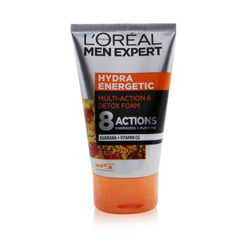 L'Oreal Hydra Energetic Multi-Action 8 Detox Foam 100ml/3.38oz
