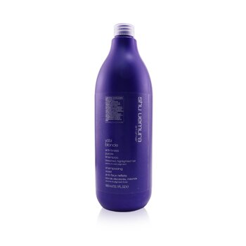 Shu Uemura Yubi Blonde Anti-Brass Purple Shampoo - Bleached, Highlighted Hair (Salon Size) 980ml/33.1oz