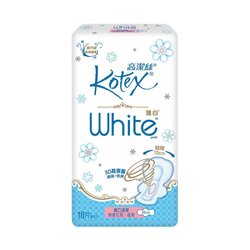 킴벌리-클라크 Kotex - White Super Wing Long(Fast absorbing,Rapid-Dry, Extra Protection)
