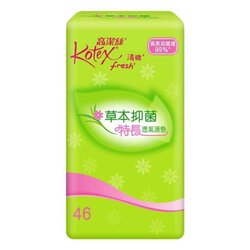 킴벌리-클라크 Kotex - Herbal Maxi Liners (Long)(99% Anti-Bateria,Absorbent,Safe,Everyday Freshness,Made in Taiwan)