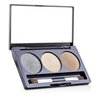 Laura Geller Baked Cream Glaze Trio Eyshadow Palette With Brush - # Golden Sunset 3g/0.1oz