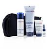 Clarins Men Everyday Heroes Set: 1x Exfoliating Cleanser 125ml + 1x Super Moisture Balm 50ml + Shampoo & Shower 30ml + Shave Ease 3ml 4pcs