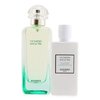 Hermes Un Jardin Sur Le Nil Coffret: Eau De Toilette Spray 100ml/3.3oz + Moisturizing Body Lotion 80ml/2.7oz 2pcs
