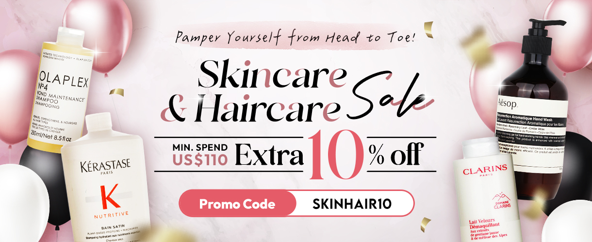 The Skincare and Haircare Sale is here — a complete care experience from head to toe!Let your natural glow shine from within. Whether you're dealing with seasonal dryness, dull skin, or frizzy hair, we've handpicked a selection of popular beauty essentials to help you restore dewy, luminous skin and silky, healthy hair.