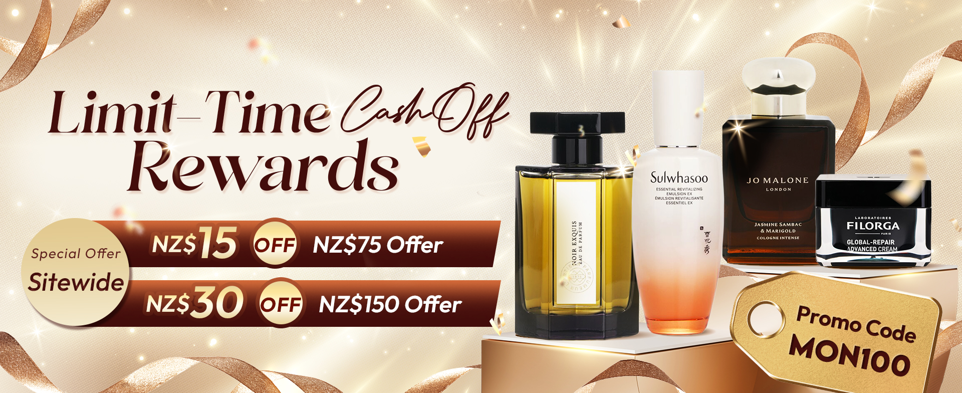 Limit-Time Cash Off​ Rewards