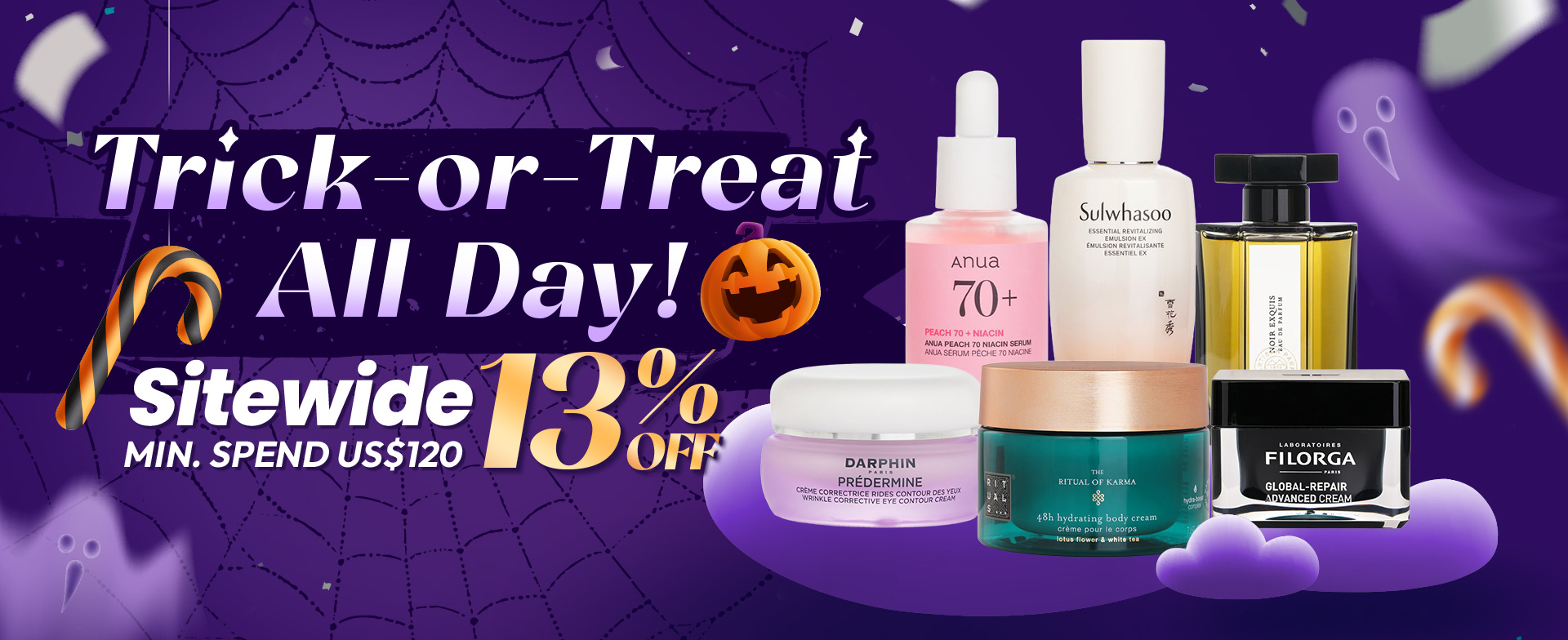 Trick-or-Treat All Day!​ Enjoy an extra 3% off luxury brands. Shop now to look your best for the holidays!