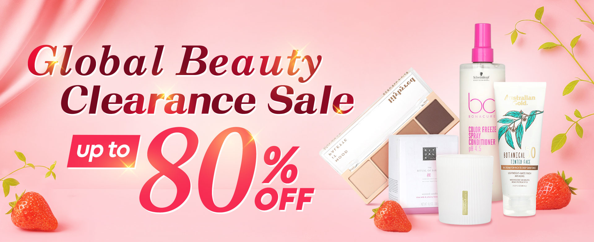 Global Beauty Clearance Sale – Strawberrynet