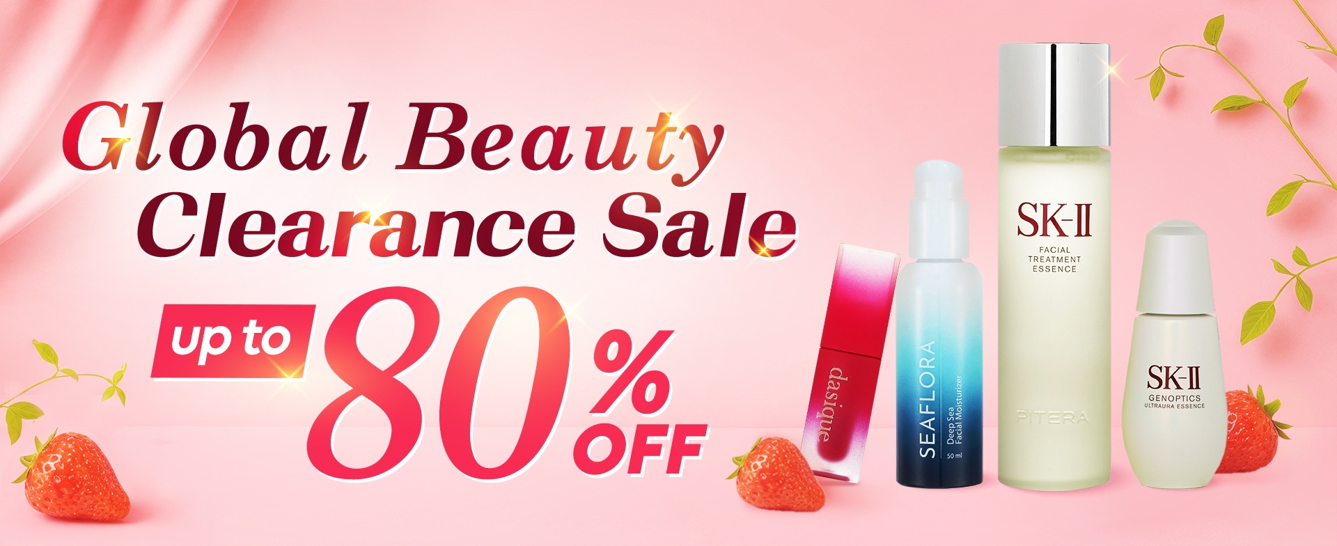 Global Beauty Clearance Sale – Strawberrynet